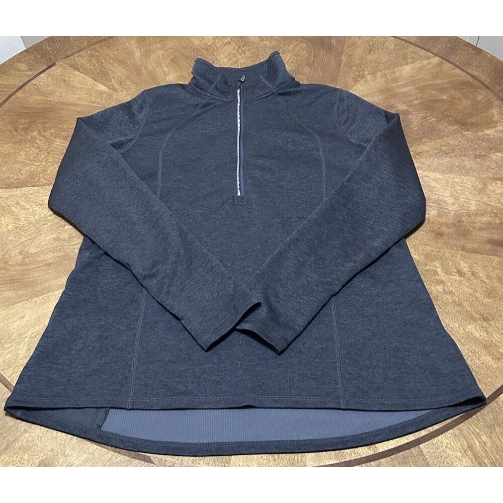 Champion Women’s Grey 1/2 Zip Active Pullover Jacket XL Athletic Thumb Hole Top